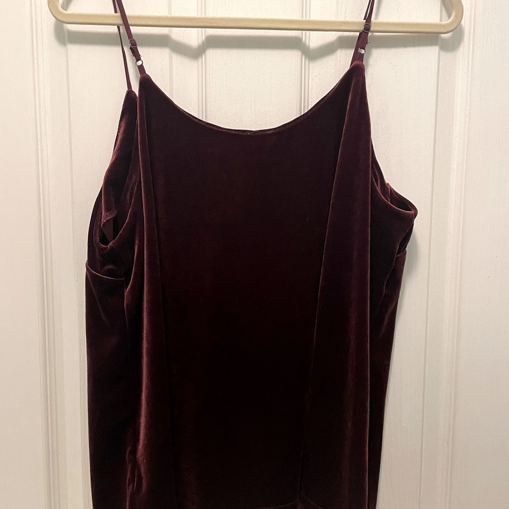 Velvet tank top